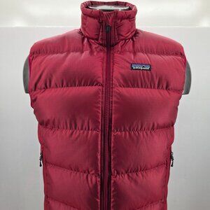 Patagonia Men’s Down Sweater Vest Size Medium 84631 Red